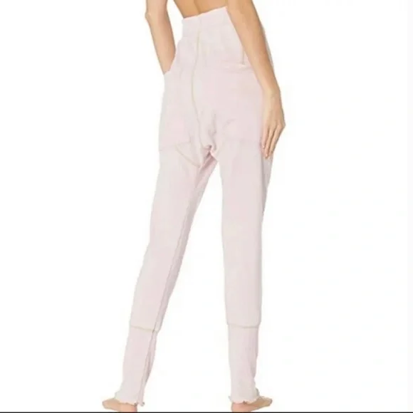 Free People Cozy All Day Drawstring Harem Jogger Leggings Daytime Fireworks - Picture 13 of 15